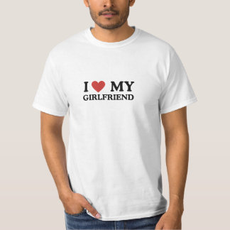 I Love My Girlfriend White Edition T-Shirt