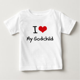 I Love My Godchild Baby T-Shirt