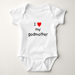 I Love My Godmother Baby Bodysuit