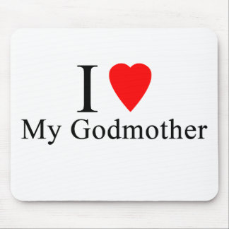 I love my godmother mouse mat