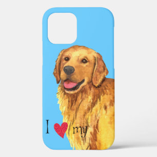 I Love my Golden Retriever iPhone 12 Case