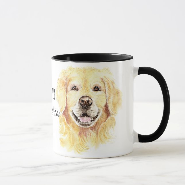 I Love my Golden Retriever, Dog, Pet Mug (Right)