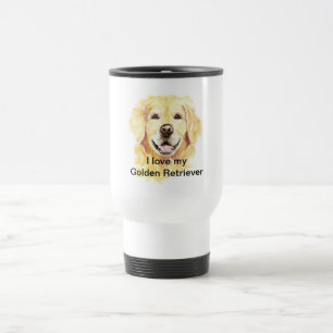 I Love my Golden Retriever, Dog, Pet Travel Mug