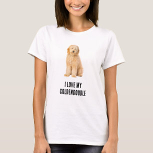I Love My Goldendoodle Photo T-Shirt