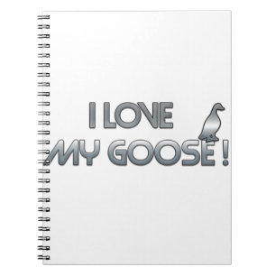 I love my goose notebook