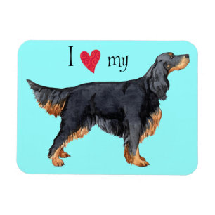 I Love my Gordon Setter Magnet