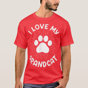 I love my Grandcat - Cat Lover Granddad Grandma Gr T-Shirt