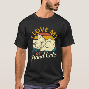 I love my Grandcats - Cat Lover Granddad Grandma G T-Shirt