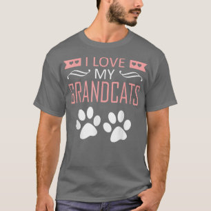 I love my Grandcats - Cat Lover Granddad Grandma G T-Shirt