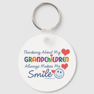 I Love My Grandchildren Key Ring