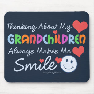 I Love My Grandchildren Mouse Mat
