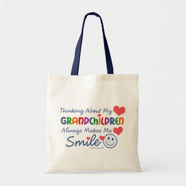 I Love My Grandchildren Tote Bag (Front)