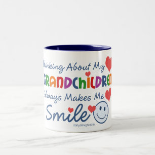 I Love My Grandchildren Two-Tone Coffee Mug