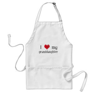 I love my granddaughter standard apron