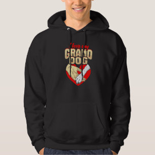 I Love My Granddog Design For A Dog Grandma Or Dog Hoodie