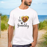 I Love My Granddog Personalised Grandpa Pet Photo T-Shirt<br><div class="desc">I Love My Granddog! ... Surprise your favourite Dog Grandpa this Father's Day , Christmas or his birthday with this super cute custom pet photo t-shirt. Give the perfect gift to your parents and your dogs' grandparents with this funny dog lover shirt ! "I Love My Granddog" with heart shaped...</div>