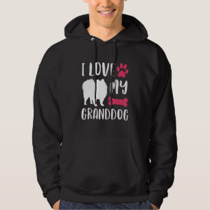 I Love My Granddog Shirt Pomeranian Dog Grandma Gr