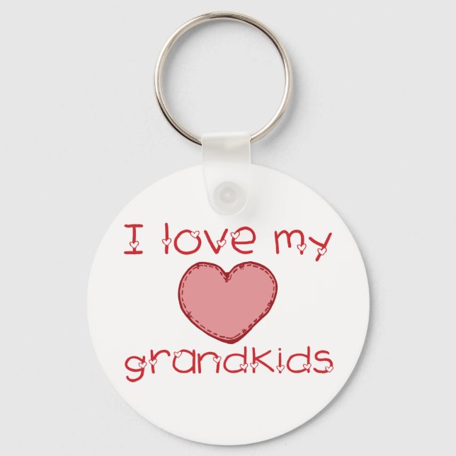 I love my grandkids key ring (Front)