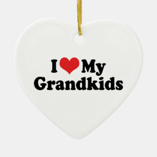 I Love My Grandkids Ornament