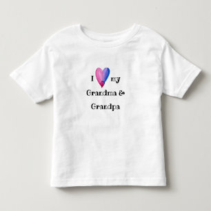 I Love My Grandma and Grandpa T-Shirt