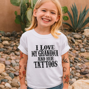 I Love My Grandma And Her Tattoos T-Shirt