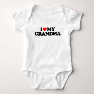 I LOVE MY GRANDMA BABY BODYSUIT