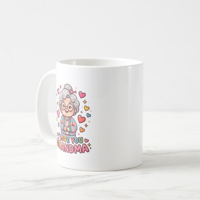 I love my grandma  coffee mug (Front Left)