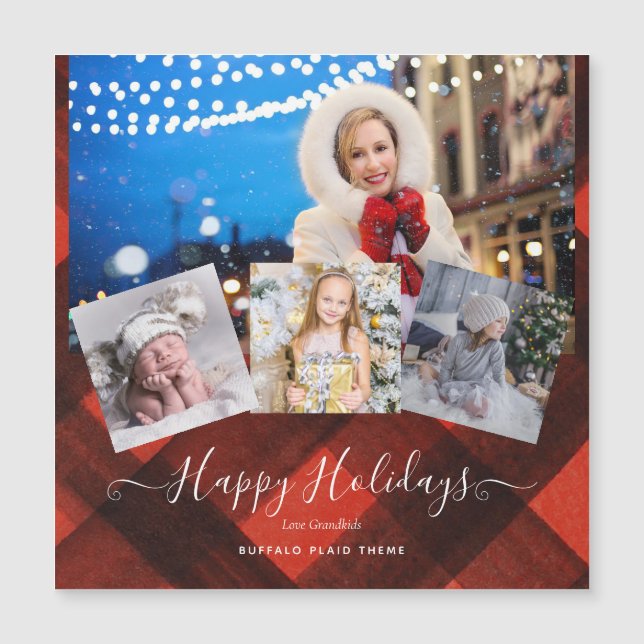 I Love My GRANDMA - PHOTO COLLAGE Grandparent Gift (Front)