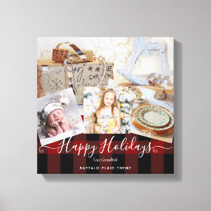 I Love My GRANDMA - PHOTO COLLAGE Grandparent Gift Canvas Print