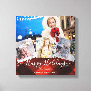 I Love My GRANDMA - PHOTO COLLAGE Grandparent Gift Canvas Print