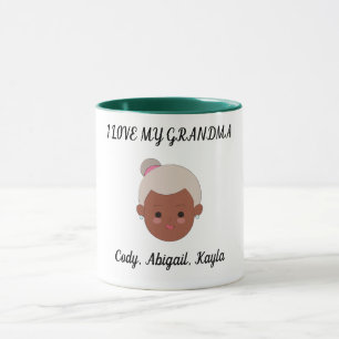 "I Love My Grandma" two toned coffee cup. Mug