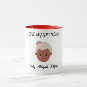 "I Love My Grandma" two toned coffee cup. Mug