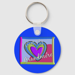 I love my Grandmere (FRENCH) Key Ring