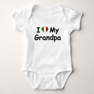 I Love My Grandpa Baby Bodysuit