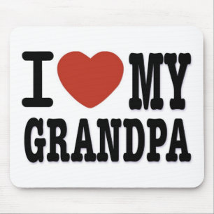 I LOVE MY GRANDPA MOUSE MAT