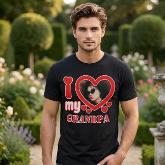 I Love My Grandpa Personalised T-Shirt