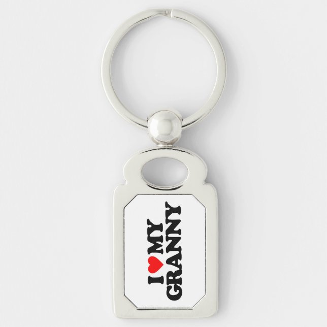 I LOVE MY GRANNY KEY RING (Front)