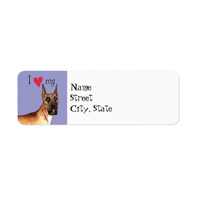 I Love my Great Dane (Front)