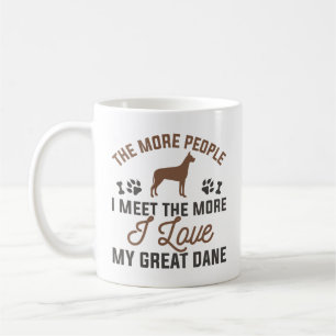 I Love My Great Dane Coffee Mug