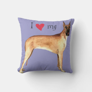 I Love my Great Dane Cushion