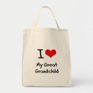 I Love My Great Grandchild Tote Bag