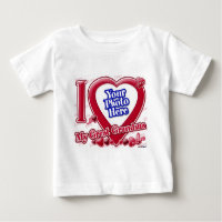 I Love My Great Grandma red heart - photo
