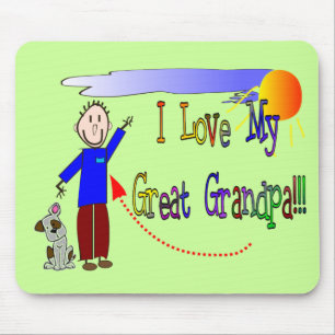 I love my Great Grandpa Mouse Mat