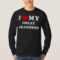 I Love My Great Grandson, I Heart My Great Grandso