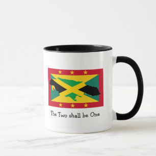 I Love My... Grenada Jamaica Mum Dad Flag Mug