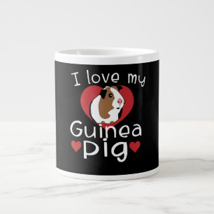 I Love My Guinea Pig Cute Guinea Pig Lovers Large Coffee Mug