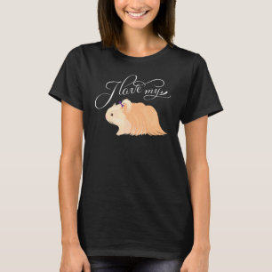 I Love My Guinea Pig I Pet Owner I Kids Ladies 4 T-Shirt
