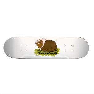 I Love My Guinea Pig Skateboard