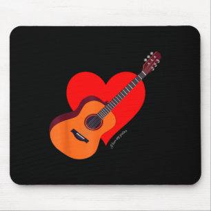 I Love My Guitar New Student Mouse Mat