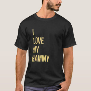 I Love My Hammy - Cuddly Hamster T-Shirt